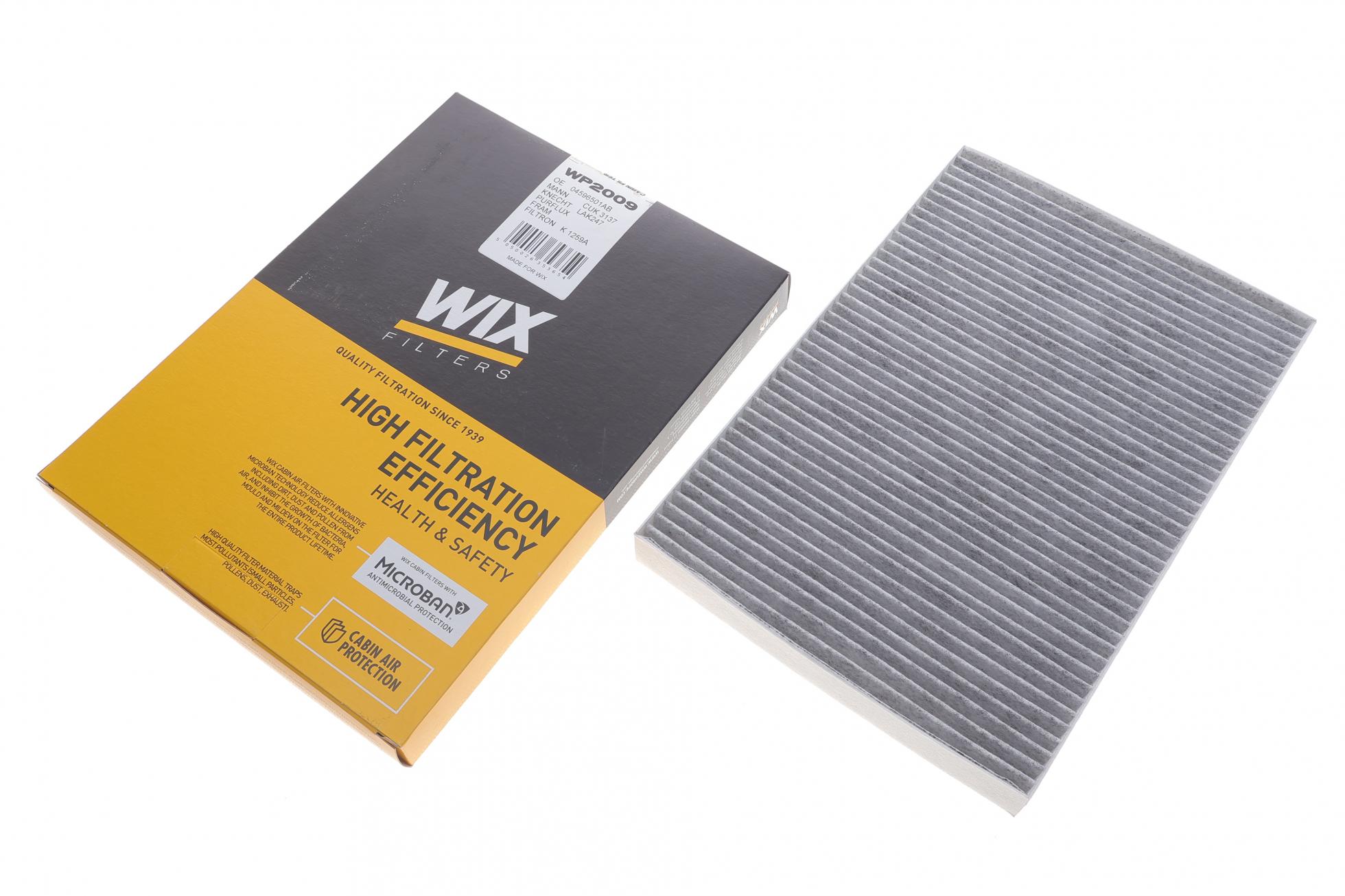 WP2009 WIX FILTERS